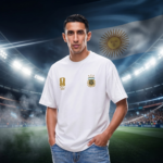 Premium Argentina Fan Edition Drop Shoulder White Color