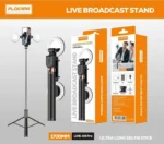 Plokama LIVE-K9 Pro 1700mm Ultra Long Selfie Stick with Tripod Stand & Ring Light – Adjustable, Portable for Mobile Vlogging & Live Streaming - Image 4