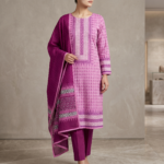 New Exclushive Collection High Qualitiey Cotton Printed Three Piece