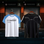 2 pieceCombo Half Sleeve Mesh T-shirt For Men - Image 2