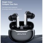Awei T50 Wireless Headphones Bluetooth 5.3 Earbuds With Mic - Image 5
