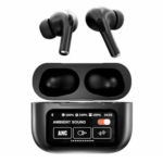 ANC Earbuds Touch Screen Display ( Black ) - Image 2
