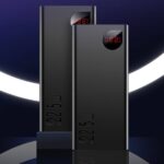 Baseus Adaman 20000mAh 22.5W Metal Power Bank with Digital Display – Black - Image 2