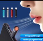 USB‑C Mini Lighter (Tungsten Wire, Blow‑to‑Ignite) - Image 4