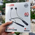 Recrsi RE-NY034 Wireless Bluetooth 5.1 Neckband with TF Card Support | 500mAh Battery, 60 Hours Playtime, Type-C Charging & Deep Bass Earphones - Image 3