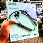 Recrsi RE-NY026 Wireless Bluetooth Neckband Headset | 18 Hours Playtime, Super Waterproof Sports Earphones with Mic, EQ & Magnetic Earbuds - Image 3