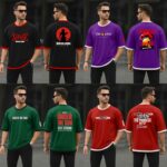 Stylish 4pc combo Drop Shoulder T-shirt - Image 6