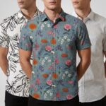 Premium Formal Half Sleeve Printed Shirt - Image 2