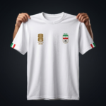 Premium Iran Fan Edition Drop Shoulder White Color with Cap - Image 2
