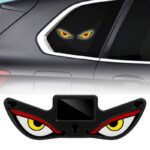 Solar Devil Eyes LED Car/Bike Window Light with Motion Sensor & USB-C Charging - Image 3