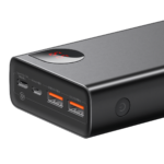 Baseus Adaman 20000mAh 22.5W Metal Power Bank with Digital Display – Black - Image 5