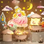 Bunny Carousel Night Light Projector – Rotating LED Star Projection Lamp for Kids Room & Magical Nursery Decor Rotatable Rabbit Night Lamp - Image 4